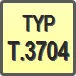 Piktogram - Typ: T.3704